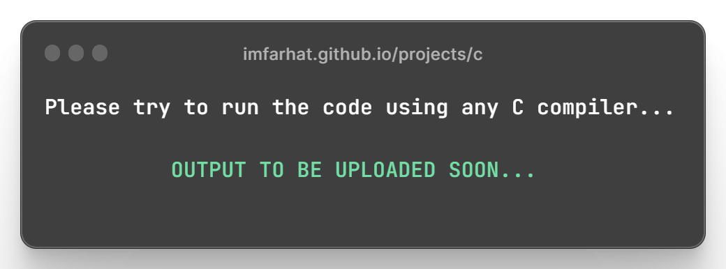 Output